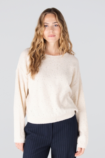 Juffrouw Jansen ANOUK W25 TRUI HK 151 ROUND N 000010 OFF WHITE