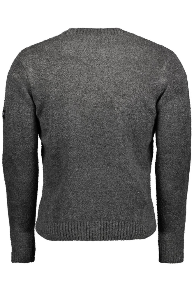 Ballin grijze heren trui | Achteraanzicht