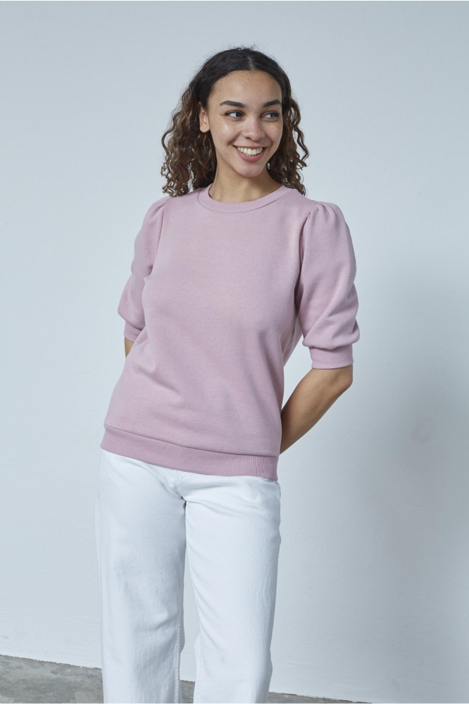 SisterS point roze dames sweater | Model vooraanzicht