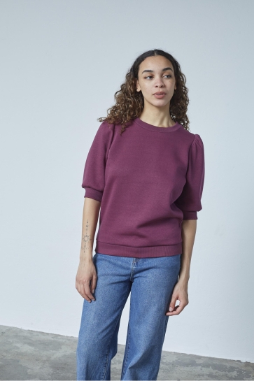 SisterS point Trui NEW PEVA PUFF SS1 18477 Deep Bordeaux