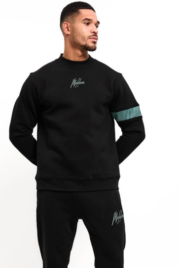 Malelions Trui CAPTAIN SWEATER MM2 AW25 17 900 BLACK