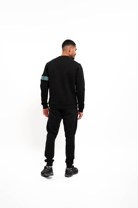 Malelions zwarte heren sweater | Model