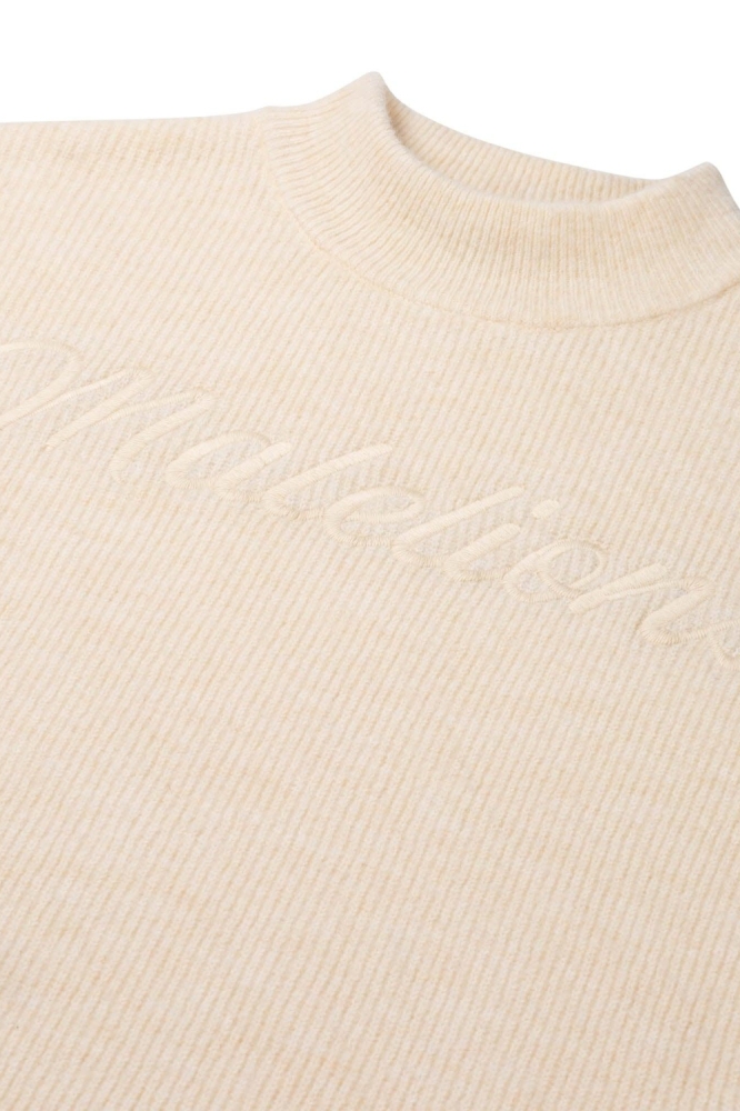 Malelions beige dames trui | Close up