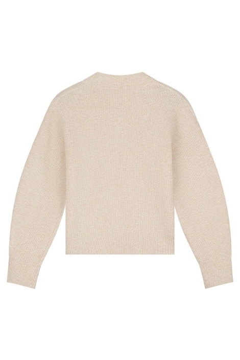 Malelions beige dames trui | Achteraanzicht