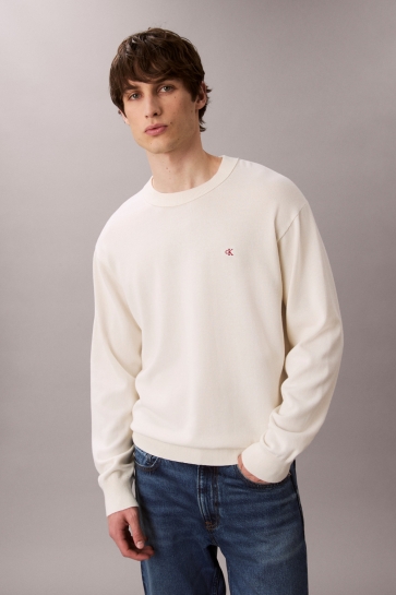 Calvin Klein LS COTTON RELAXED CREWNECK LV04RC309G YAS TOFU