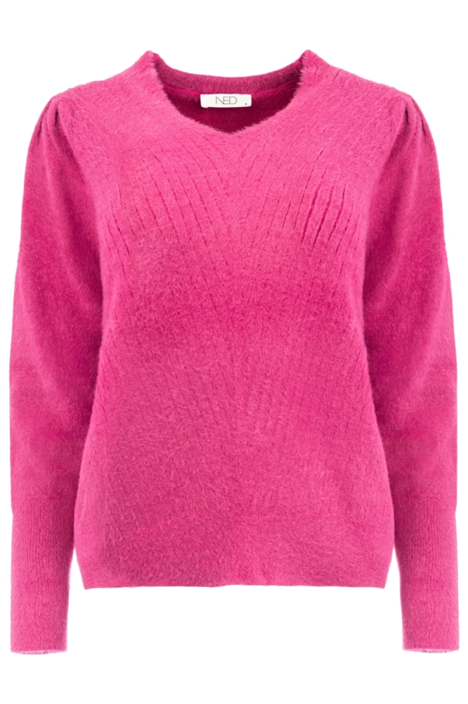 NED roze dames trui | Vooraanzicht