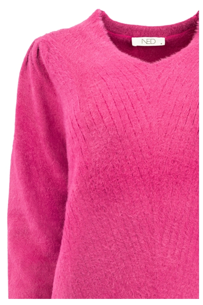 NED roze dames trui | Close up
