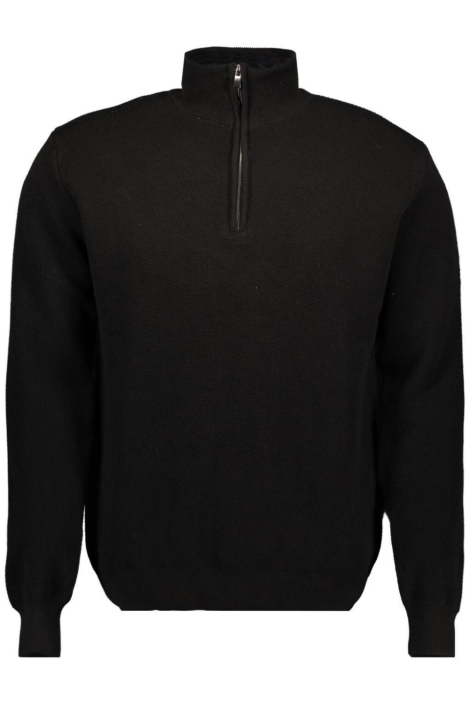 Ballin zwarte heren trui | Vooraanzicht