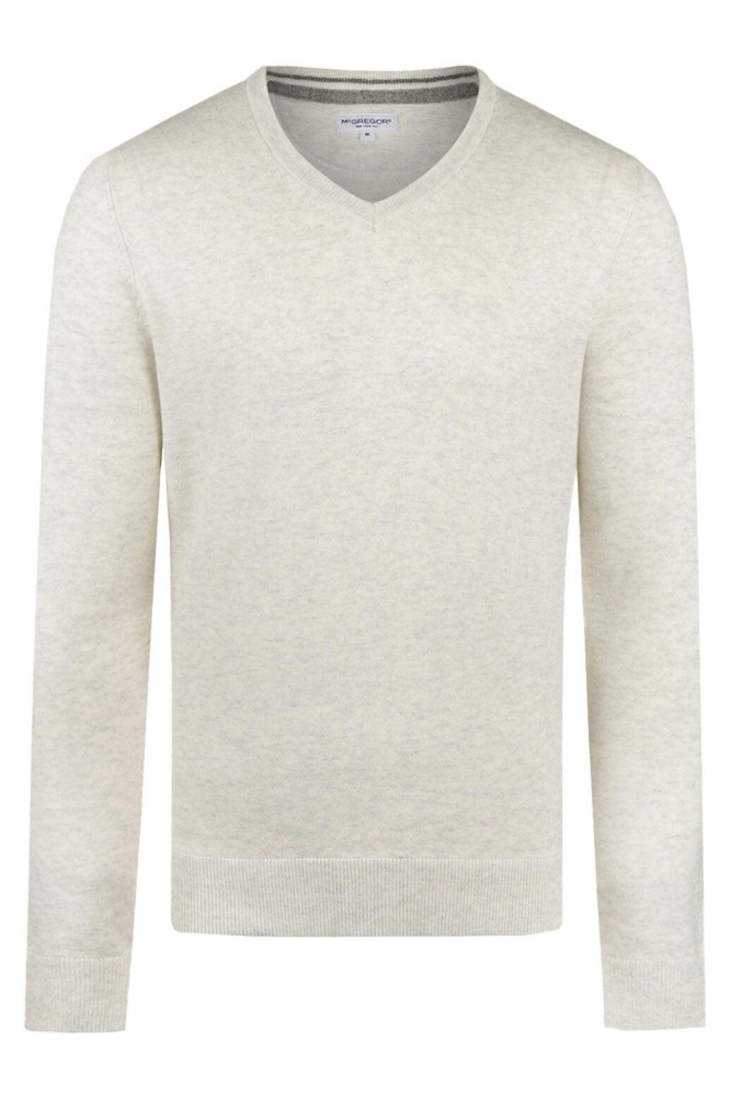 McGregor beige heren trui | Vooraanzicht