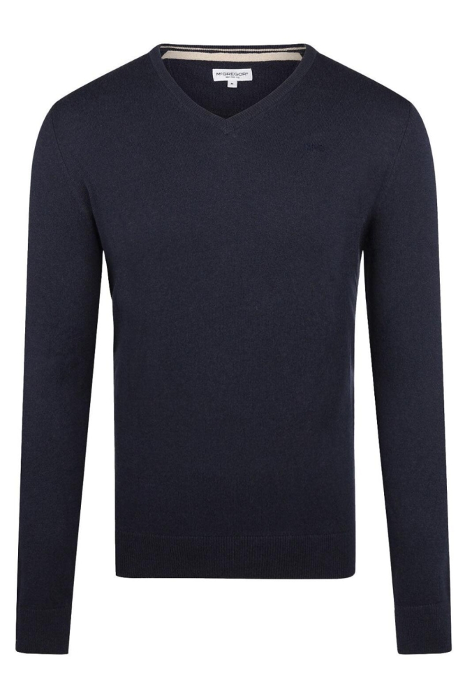 McGregor blauwe heren trui | Vooraanzicht