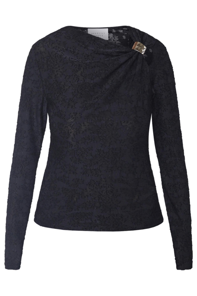 SisterS point zwarte dames t-shirt | Vooraanzicht