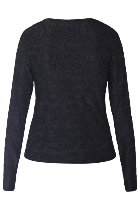 SisterS point zwarte dames t-shirt | Achteraanzicht