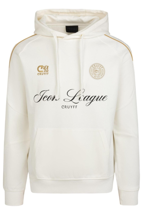 Cruyff witte heren sweater | Vooraanzicht