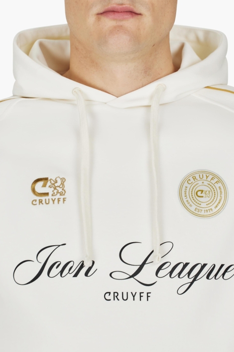 Cruyff witte heren sweater | Close up