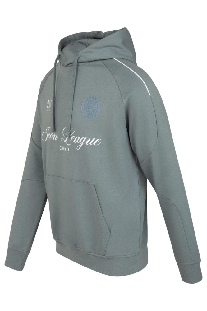 Cruyff grijze heren sweater | Achteraanzicht