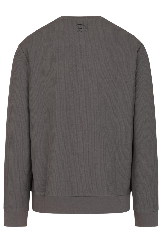 Cruyff grijze heren trui | Achteraanzicht