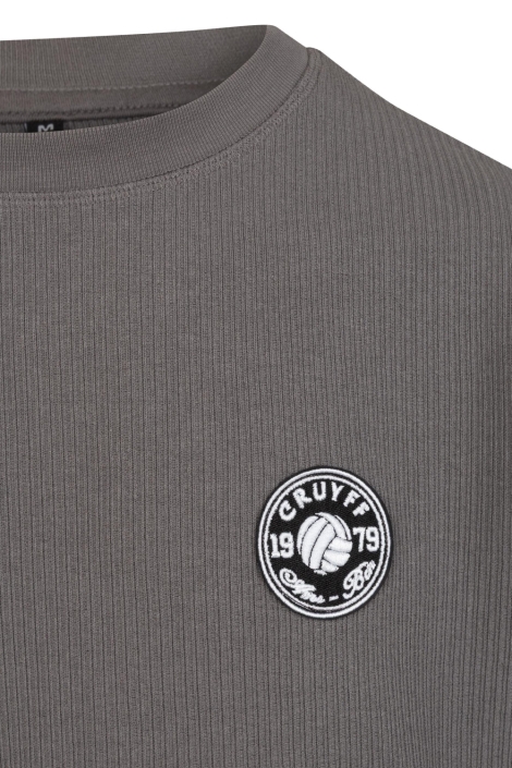 Cruyff grijze heren trui | Close up
