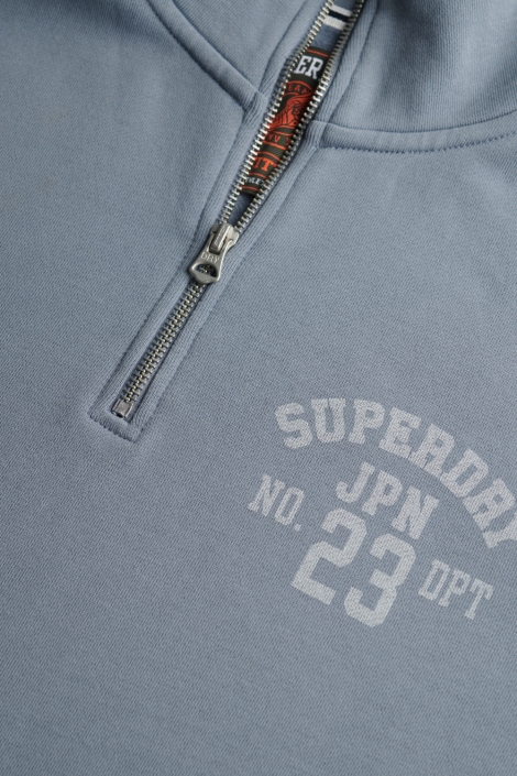 Superdry blauwe heren sweater | Kleurstaal