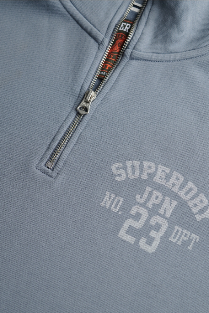 Superdry blauwe heren sweater | Kleurstaal