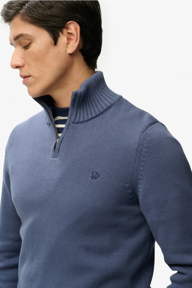 Superdry blauwe heren trui | Kleurstaal