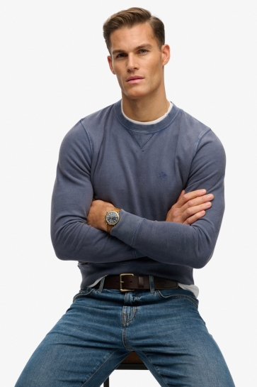 Superdry Trui CLASSIC ESSENTIAL SWEATSHIRT M2014044A 11v vintage indigo