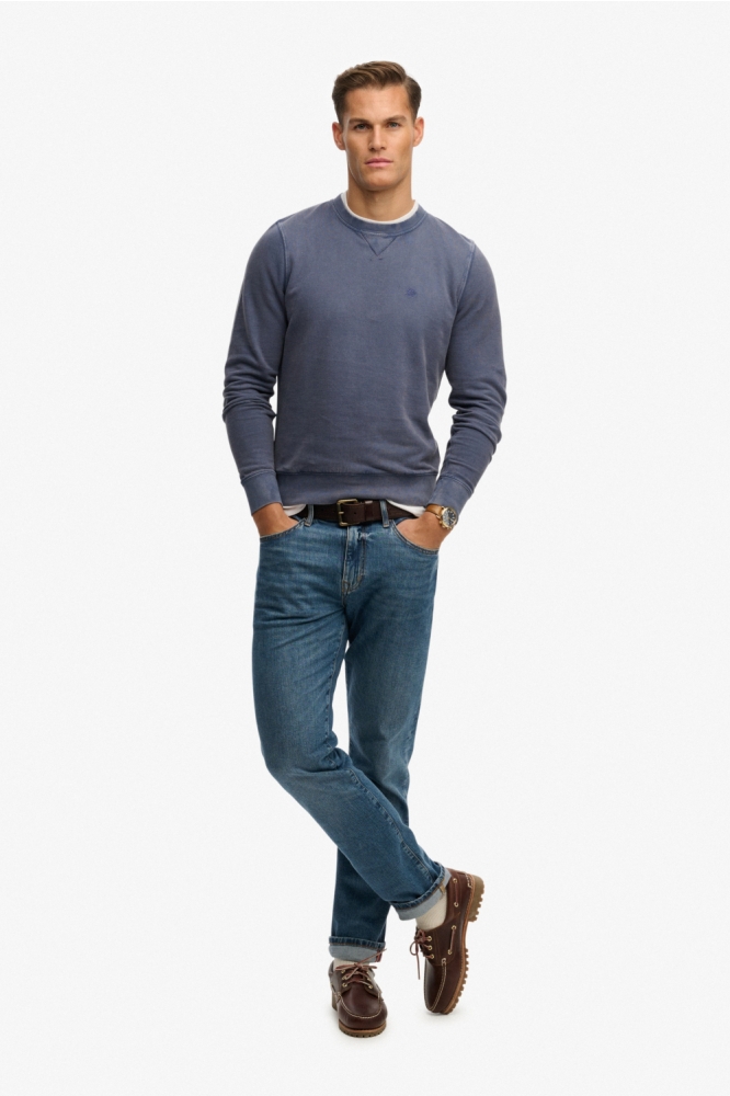 Superdry blauwe heren sweater | Model