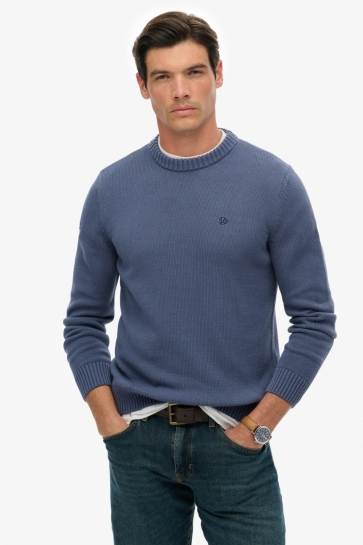 Superdry Trui PREPPY COTTON JUMPER M6110717A SOFT NAVY