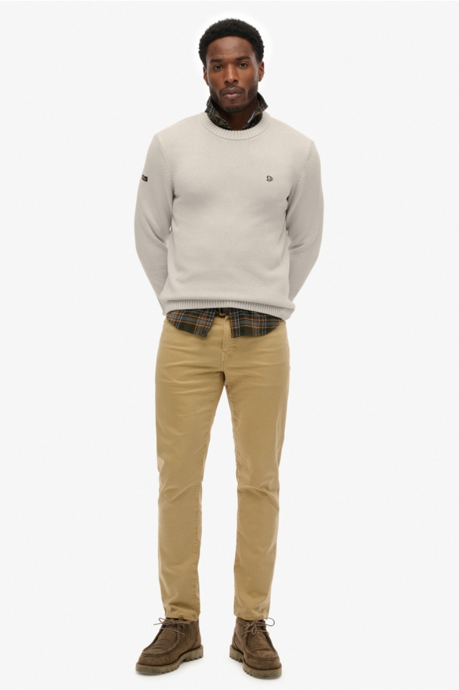 Superdry beige heren trui | Model