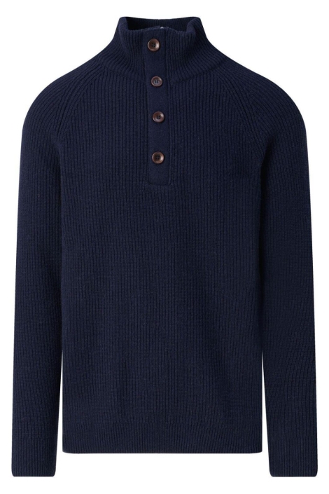 Campbell blauwe heren trui | Vooraanzicht