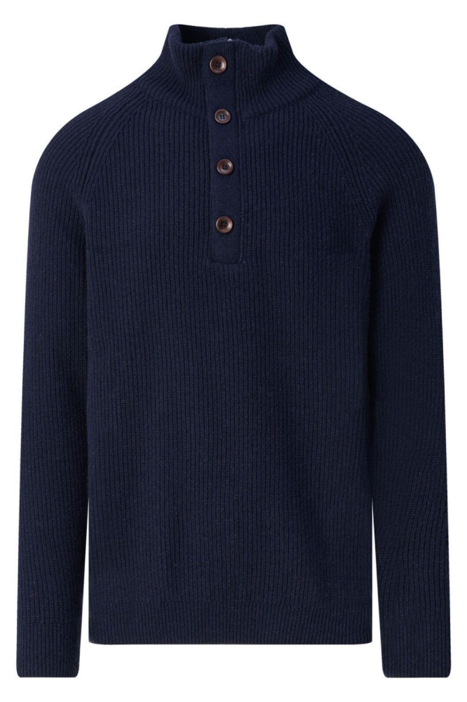 Campbell blauwe heren trui | Vooraanzicht