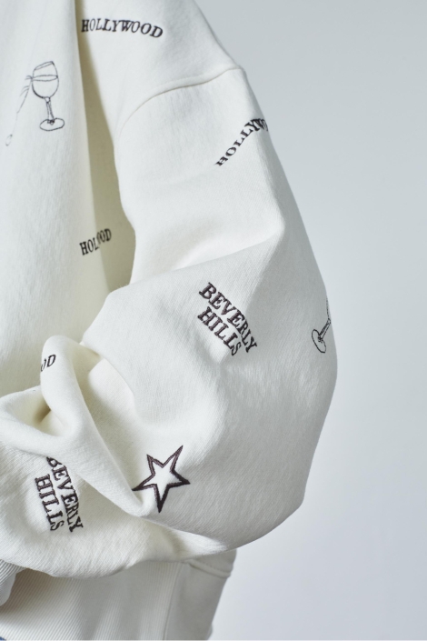 SisterS point witte dames sweater | Close up