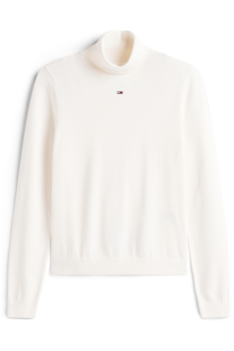 Tommy Jeans witte dames trui | Vooraanzicht