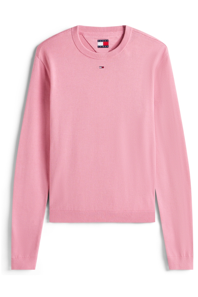Tommy Jeans roze dames trui | Vooraanzicht