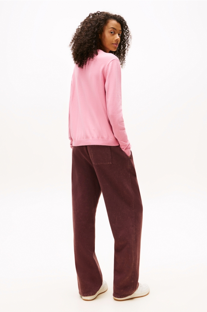 Tommy Jeans roze dames trui | Model