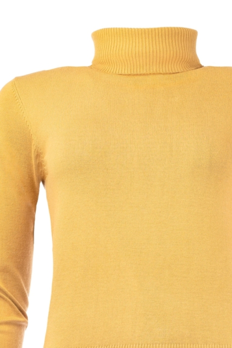 NED gele dames trui | Close up