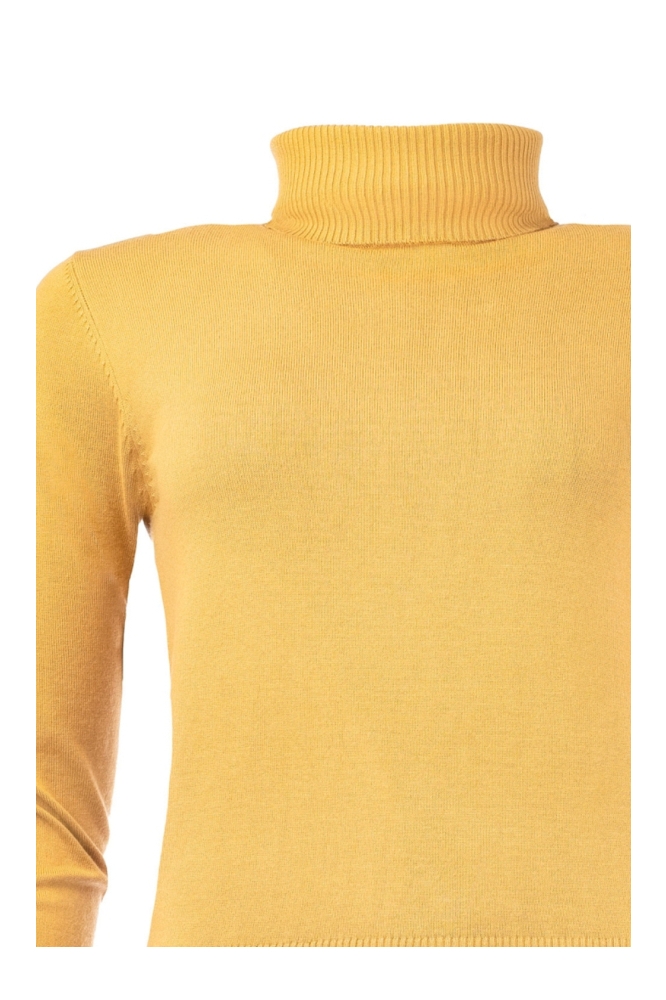 NED gele dames trui | Close up