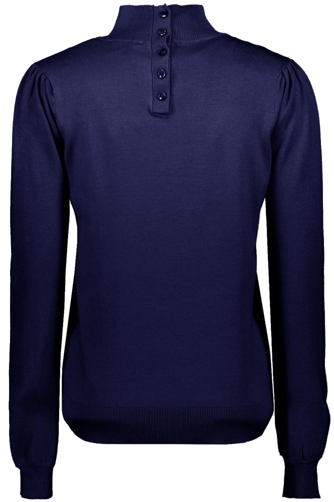 NED blauwe dames trui | Achteraanzicht