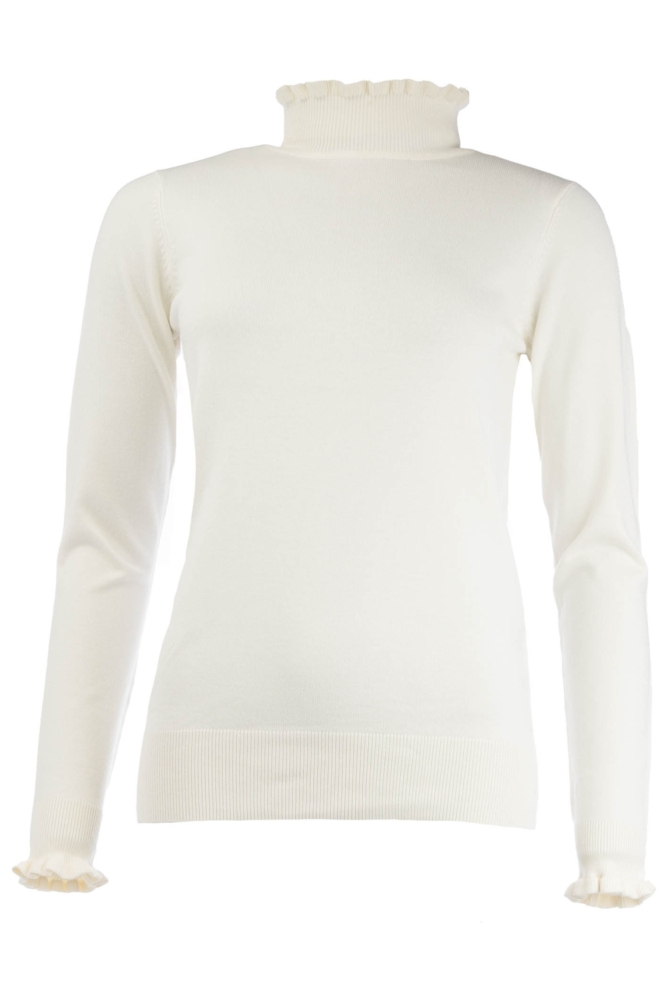 NED ecru dames trui | Vooraanzicht