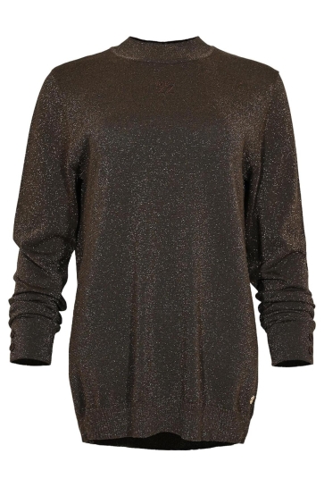 Maicazz Trui ROAD PULLOVER WI25 70 212 BROWN LUREX