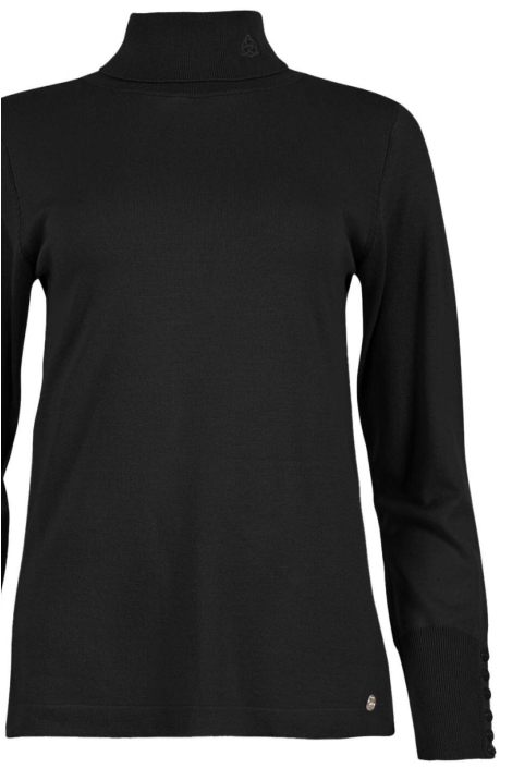 Maicazz zwarte dames trui | Close up