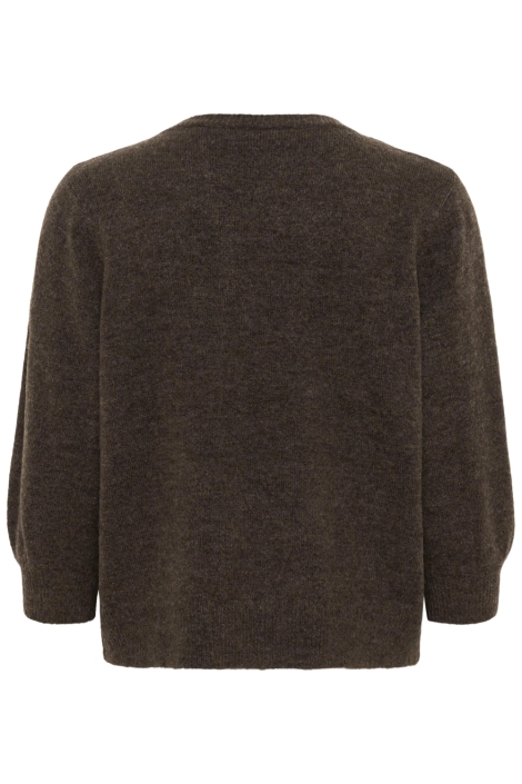 Kaffe bruine dames trui | Achteraanzicht