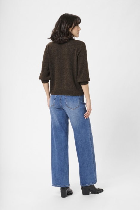 Kaffe bruine dames trui | Model