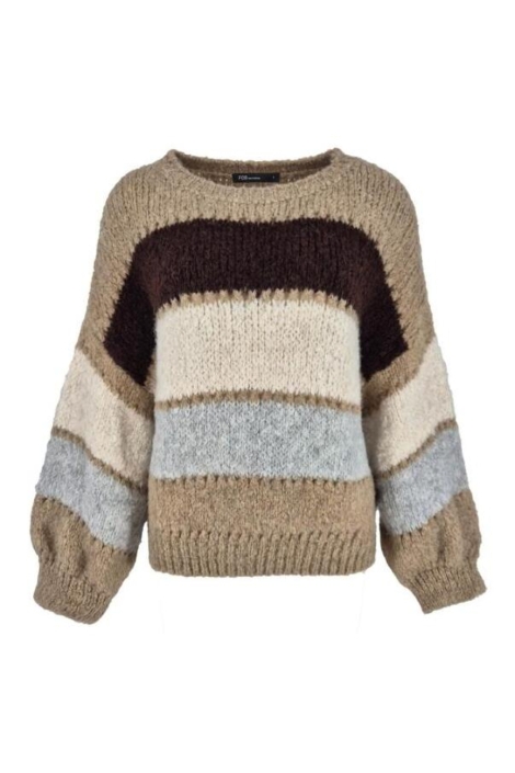 FOS Amsterdam multi color dames trui | Vooraanzicht