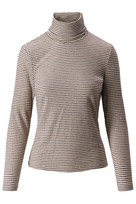 Zusss beige dames t-shirt | Vooraanzicht