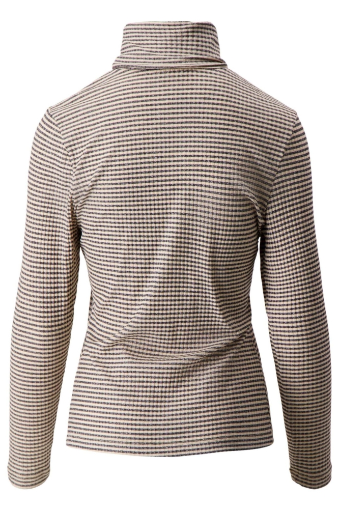 Zusss beige dames t-shirt | Achteraanzicht