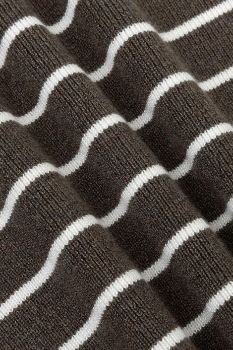 Ydence groene dames trui | Close up