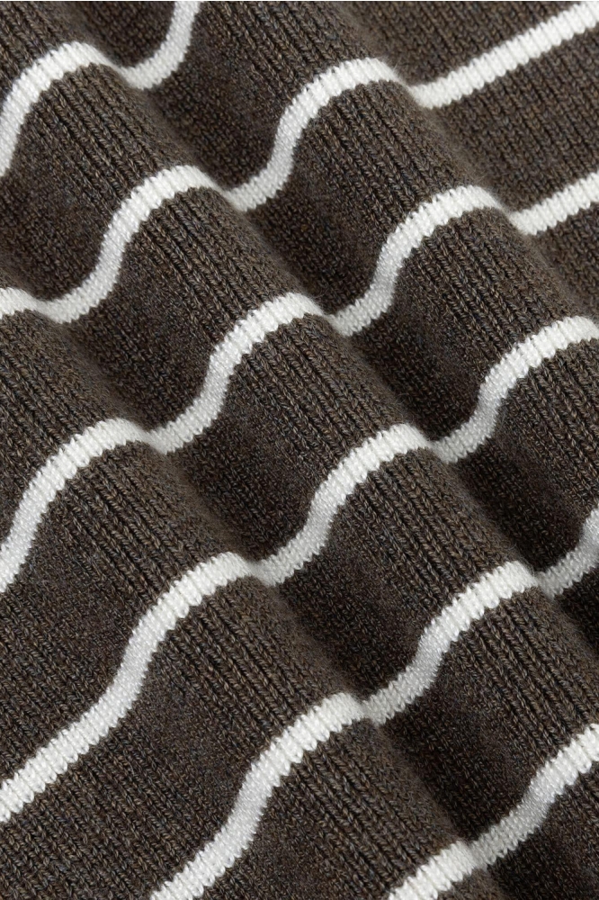 Ydence groene dames trui | Close up