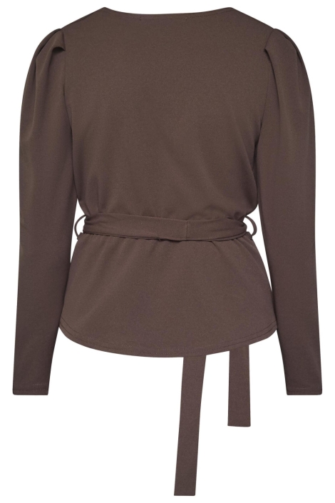 SisterS point bruine dames t-shirt | Achteraanzicht