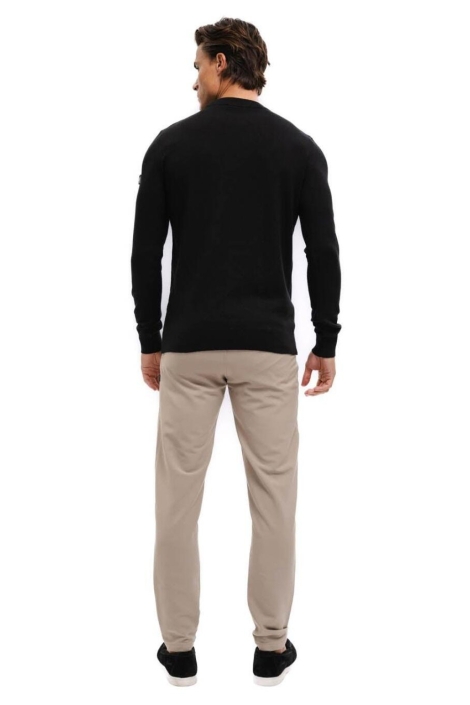 Malelions zwarte heren trui | Model achteraanzicht