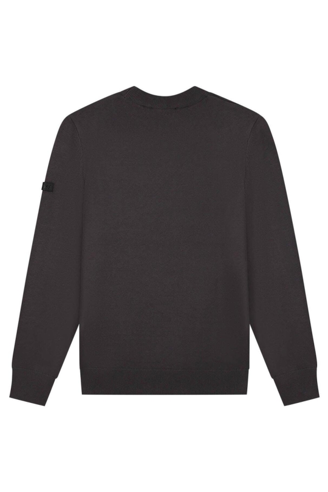 Malelions bruine heren trui | Achteraanzicht